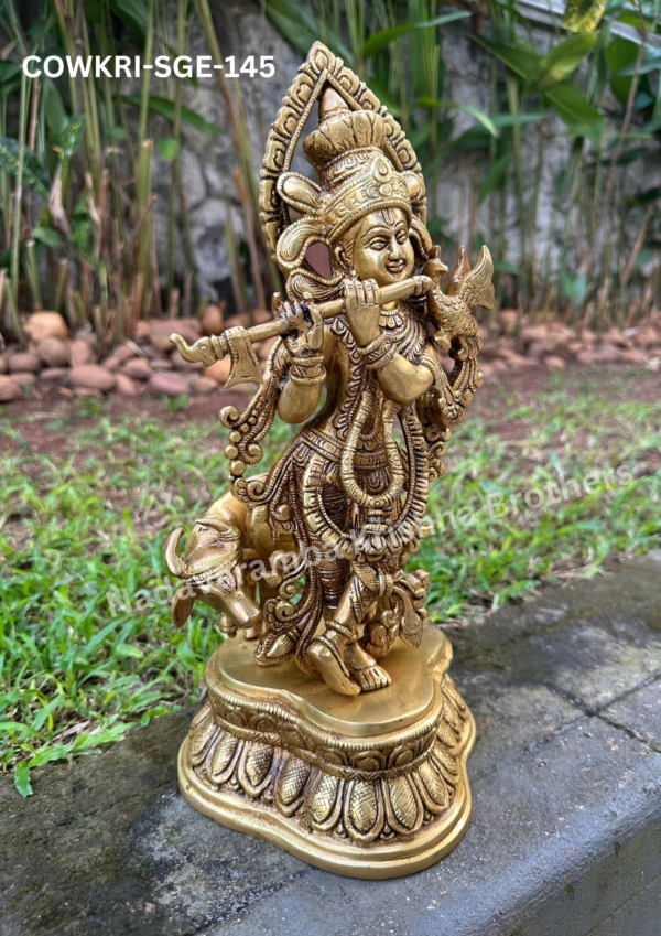 Lord Krishna 14.5 inch (COW-KRI-SGE-145) - Image 2