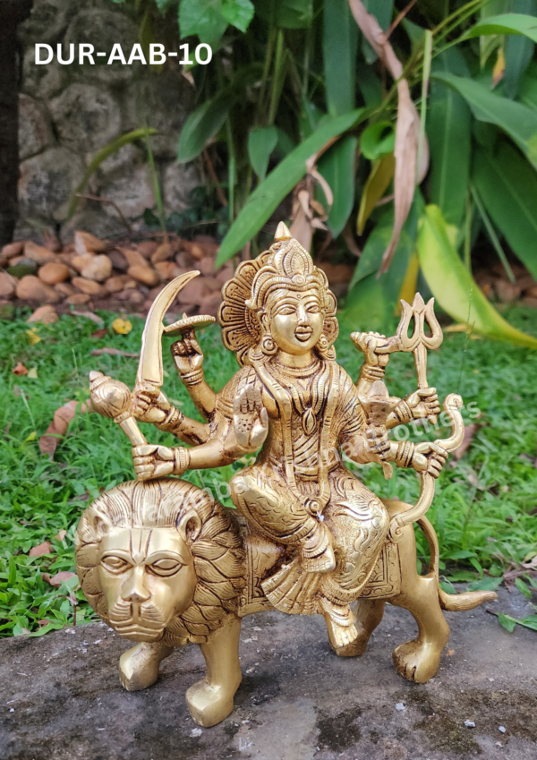 Durga Idol 10 inch (DUR-AAB-10) - Image 4