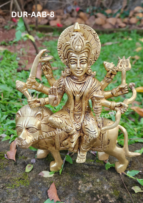 Durga Idol 8 inch (DUR-AAB-8) - Image 5