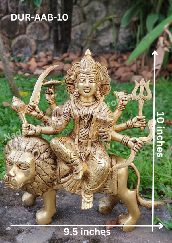 Durga Idol 10 inch (DUR-AAB-10) - Image 5