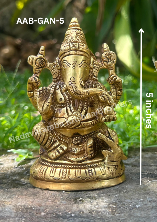 Ganapathi Idol 5 inch (AAB-GAN-5)