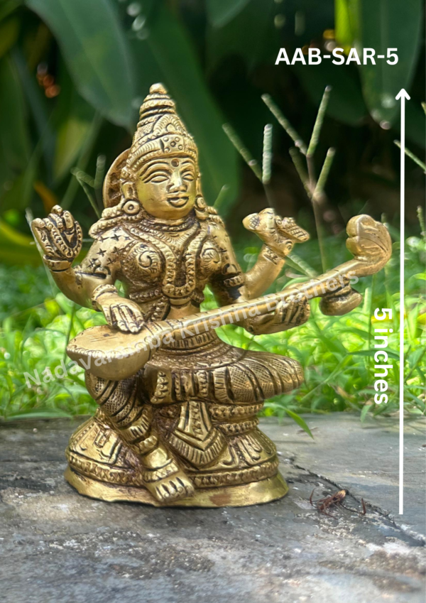 Saraswathi idol 5 inch (AAB-SAR-5)