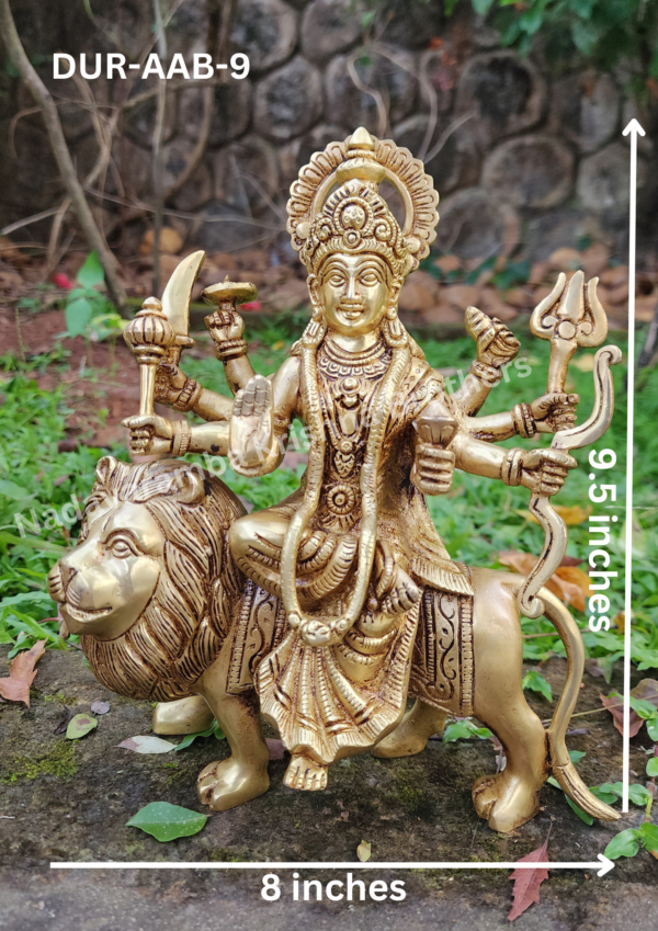 Durga Idol 9 inch (DUR-AAB-9) - Image 5