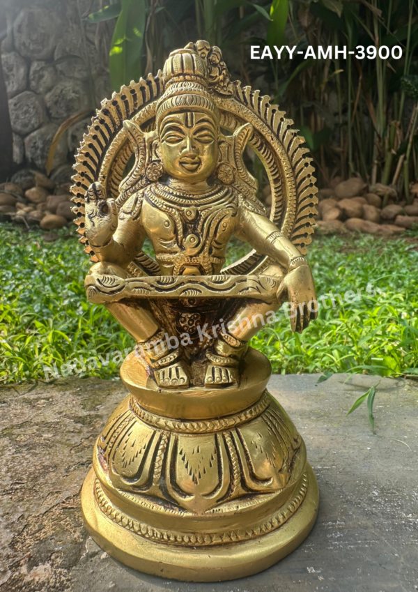 Sabarimala Ayyappa Swamy idol 6.5 inch (EAYY-AMH-3900)