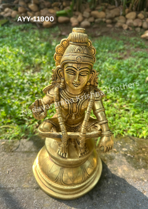 Sabarimala Ayyappa Swamy idol 12 inch (AYY-11900) - Image 3