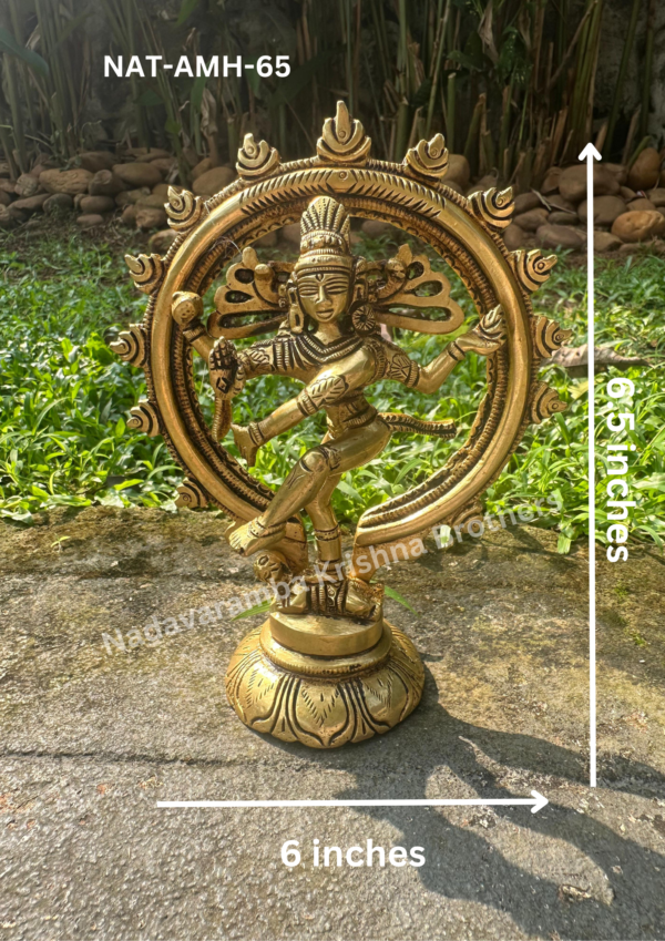 Natarajar Idol 6.5 inch (NAT-AMH-65) - Image 5