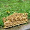 Lakshmi, Ganapathi and Saraswati wall hanging plate (SC-3474) - Image 3