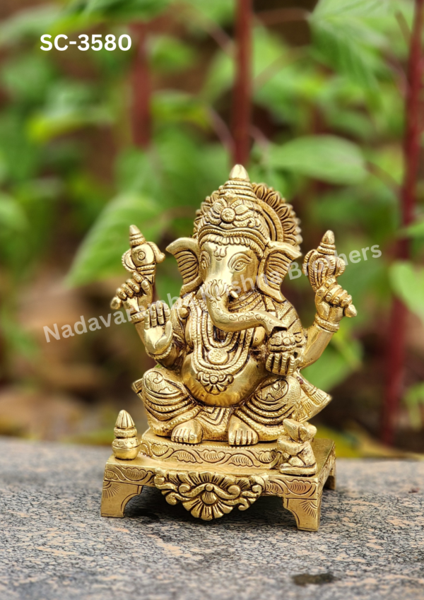 Lord Ganesha 10 inch Idol SC-3580 - Image 3