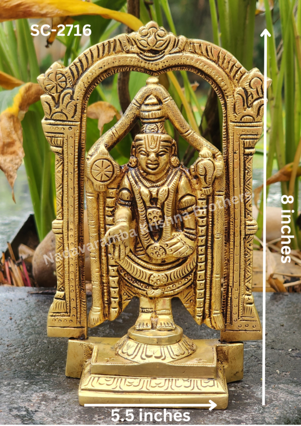 Perumal/Venkatachalapati 8 inch (SC-2716) - Image 5