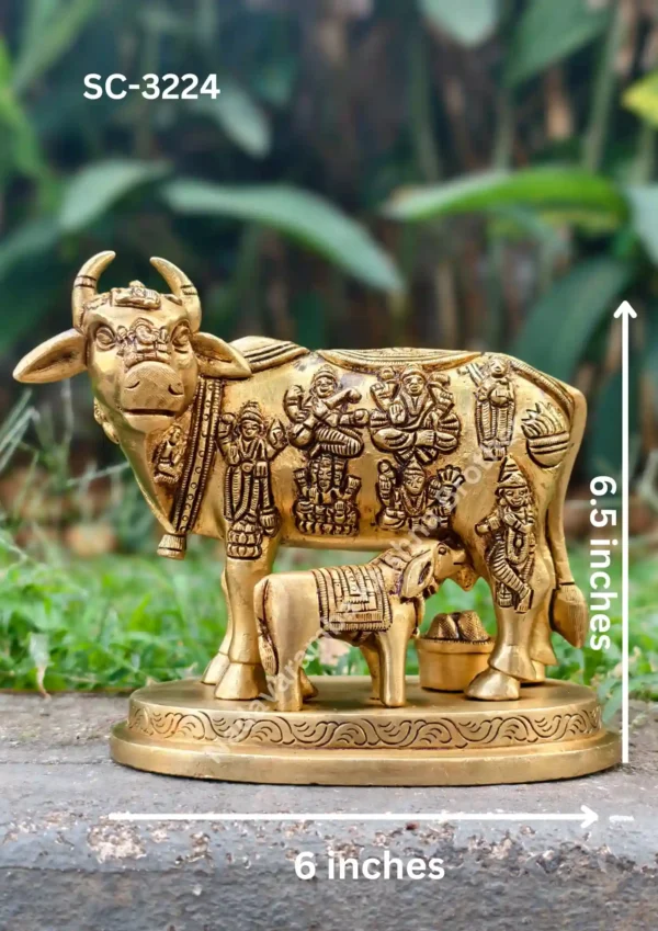 6"x6.5" Cow Child (SC-3224) - Image 2