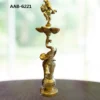 Ganesha Standing Deepak on Top of Elephant (AAB-6221) - Image 3