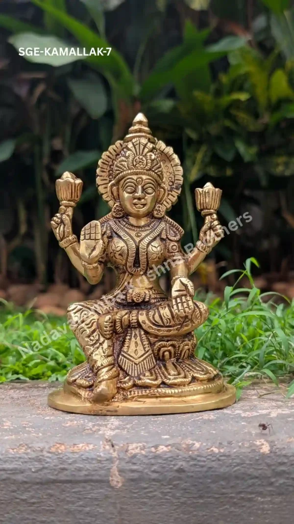 Ganesh in Lotus (SGE-KAMALGAN-7) - Image 4