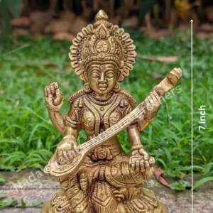 saraswati in lotus