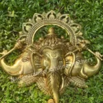 Wall Hanging Ganesh Head 3 Face