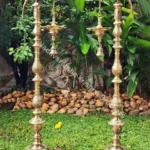 Parrot Bronze Vilakku/Lamp 4 feet