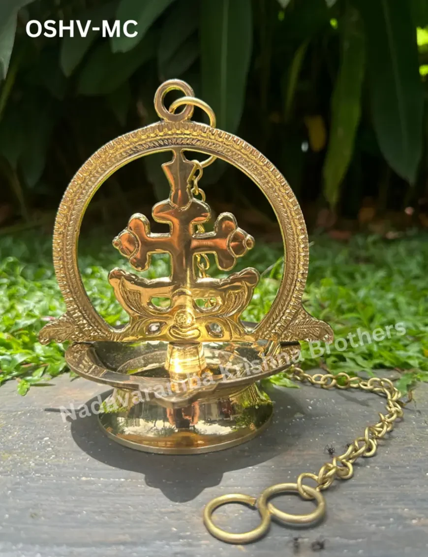 One-Side Marthoma Cross Hanging Vilakku (OSHV-MC)