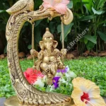 Lord Ganesh on Swing 9.5inch JG-1