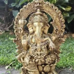 Brass Lord Ganesha Idol - 16 inches