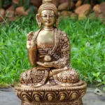 Buddha Brass 8 inch Idol SC-3456