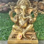Ganesha Brass Idol
