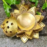 Antique Brass Dhoop & Sambrani Stand 2.5 inch LDD-1
