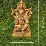 Square base Ganesh 8 inch
