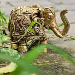 Brass Elephant Decor