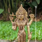 vishnu with gadha, super fine, medium