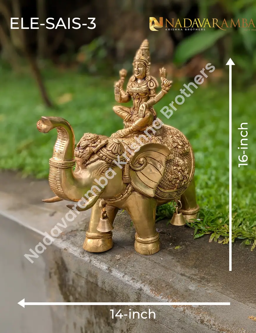 Big Ashtalakshmi Elephant With Bell 1