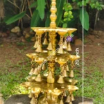 FANCY LAMP 3 STEP WITH HANGING BELLS