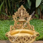Medium Fancy Urli With Ganesh