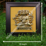 Panchmukha Hanuman with wooden frame