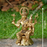 Shiva Parvati with lotus base