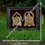 Tirupati Padmavati wall hanging with wooden frame